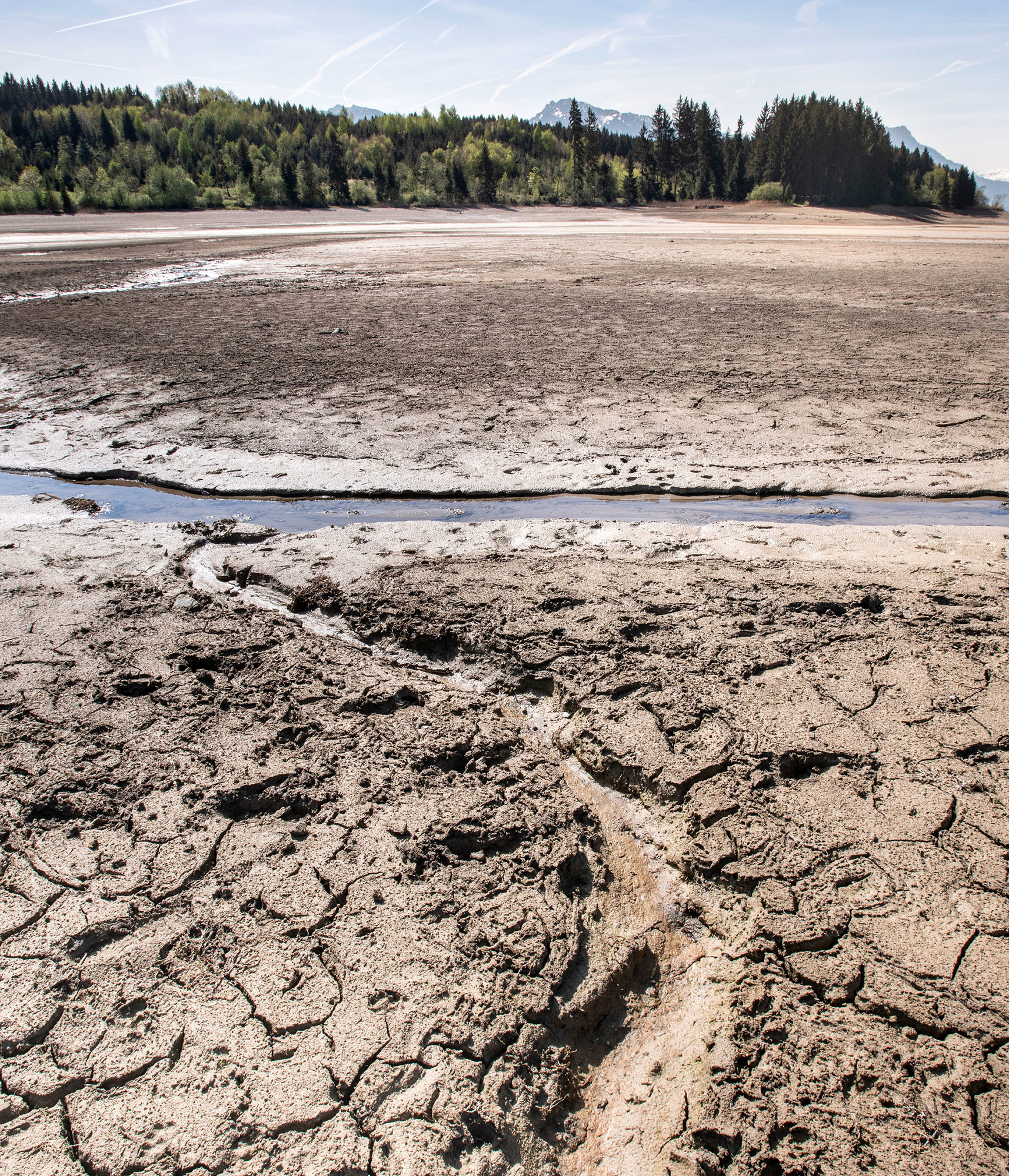 Drought and arid conditions caused by water shortages